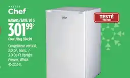 Canadian Tire MASTER Chef 3.0 Cu-Ft Upright Freezer, White offer