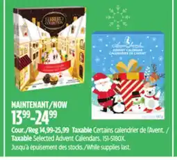 Canadian Tire Ferrero Taxable Selected Advent Calendars offer