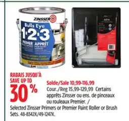 Canadian Tire Zinsser Selected Zinsser Primers or Premier Paint Roller or Brush Sets offer
