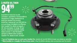 Canadian Tire Pro-Series OE+ Hub Assemblies offer