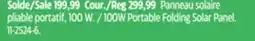 Canadian Tire Noma 100W Portable Folding Solar Panel offer