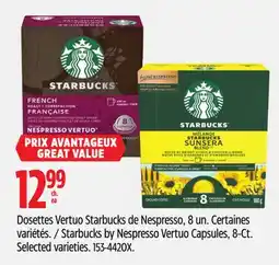Canadian Tire Starbucks by Nespresso Vertuo Capsules offer