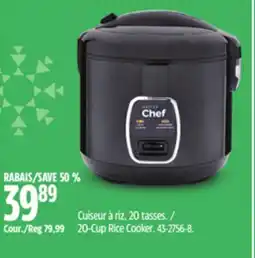 Canadian Tire Master Chef 20-Cup Rice Cooker offer