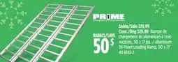 Canadian Tire PRIME Aluminum Tri-Panel Loading Ramp, 50 x 77˝ offer