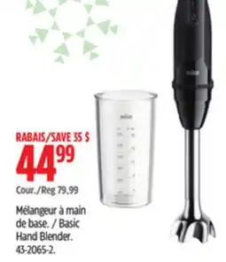 Canadian Tire Braun Basic Hand Blender offer