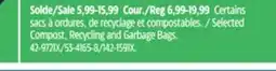 Canadian Tire FRANK Selected Compost, Recycling and Garbage Bags offer