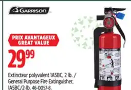 Canadian Tire Garrison General Purpose Fire Extinguisher offer