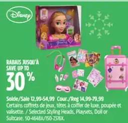 Canadian Tire Selected Styling Heads, Playsets, Doll or Suitcase offer