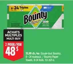 Canadian Tire Bounty Paper Towels offer