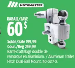 Canadian Tire Aluminum Trailer Hitch Dual-Ball Mount offer