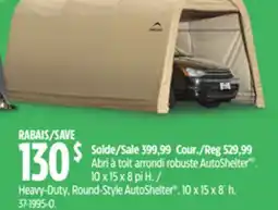 Canadian Tire Heavy-Duty, Round-Style AutoShelter offer