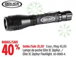 Canadian Tire Elite 3C Zephyr Flashlight offer