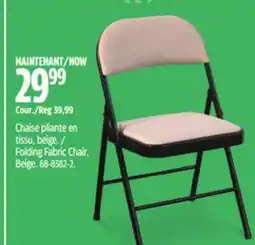 Canadian Tire For Living Folding Fabric Chair offer