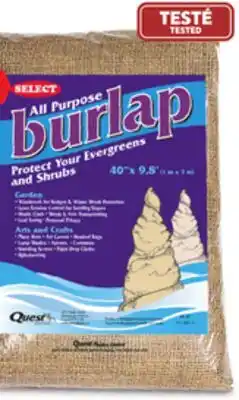 Canadian Tire Quest 3´ x 10´ Burlap Garden Wrap offer