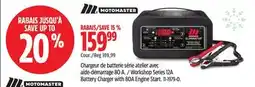 Canadian Tire motomaster Workshop Series 12A Battery Charger with 80A Engine Start offer