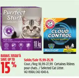 Canadian Tire Purrfect Selected Cat Litter offer