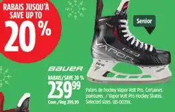 Canadian Tire Bauer Vapor Volt Pro Hockey Skates. Selected sizes offer