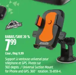 Canadian Tire Armour Universal Suction Mount for Phone and GPS offer