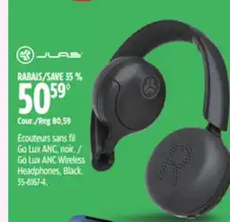 Canadian Tire JLab Go Lux ANC Wireless Headphones offer