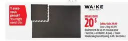 Canadian Tire WA:KE Foam Interlocking Gym Flooring, 4-Pk offer