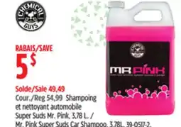Canadian Tire Mr. Pink Super Suds Car Shampoo, 3.78L offer