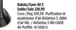 Canadian Tire Honeywell AirGenius 3 146-CADR Air Purifier offer