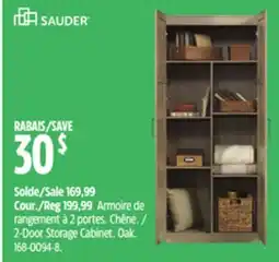 Canadian Tire Sauder 2-Door Storage Cabinet offer