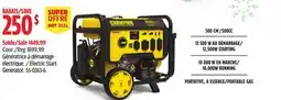 Canadian Tire Champion Power Equipment Electric Start Generator offer