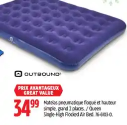 Canadian Tire Outbound Queen Single-High Flocked Air Bed offer
