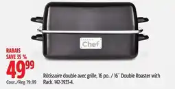 Canadian Tire 16˝ Double Roaster with Rack offer