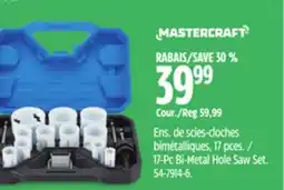 Canadian Tire Mastercraft 17-Pc Bi-Metal Hole Saw Set offer