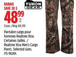 Canadian Tire Yukon Realtree Xtra Men's Cargo Pants offer