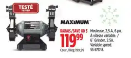 Canadian Tire MAXIMUM 6˝ Grinder, 2.5A offer