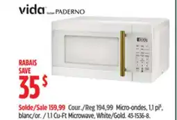 Canadian Tire Vida 1.1 Cu-Ft Microwave offer