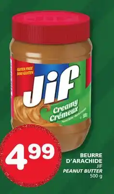 Marches Tradition JIF PEANUT BUTTER offer