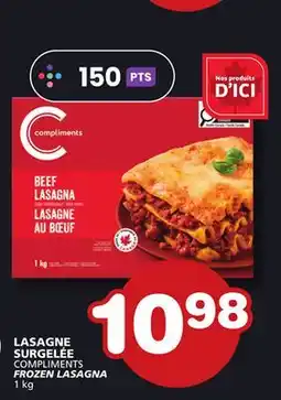 Marches Tradition COMPLIMENTS FROZEN LASAGNA offer