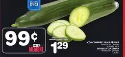 Marches Tradition SEEDLESS CUCUMBER offer