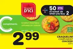 Marches Tradition COMPLIMENTS CRACKERS offer