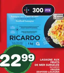 Marches Tradition RICARDO FROZEN SEAFOOD LASAGNA offer
