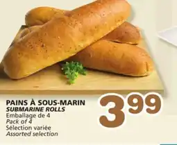 Marches Tradition SUBMARINE ROLLS offer