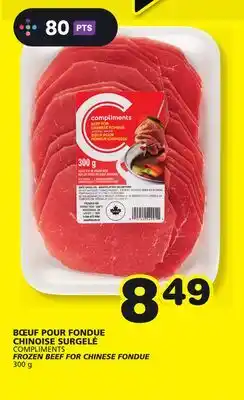 Marches Tradition COMPLIMENTS FROZEN BEEF FOR CHINESE FONDUE offer