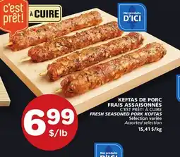 Marches Tradition FRESH SEASONED PORK KOFTAS Sélection offer