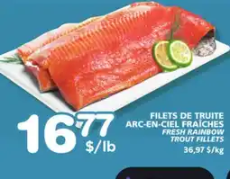 Marches Tradition FRESH RAINBOW TROUT FILLETS offer