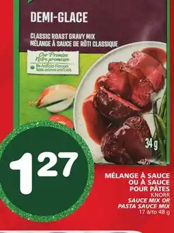 Marches Tradition KNORR SAUCE MIX OR PASTA SAUCE MIX offer