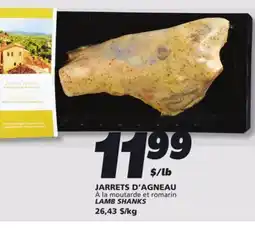 IGA LAMB SHANKS offer