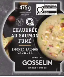 IGA FUMOIR GOSSELIN FROZEN SMOKED SALMON CHOWDER offer