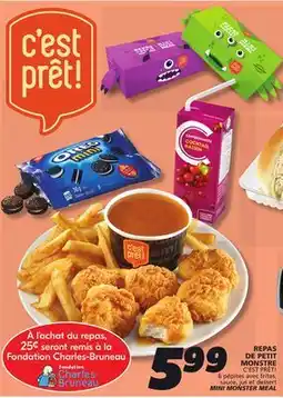 IGA C'EST PRÊT! MINI MONSTER MEAL offer