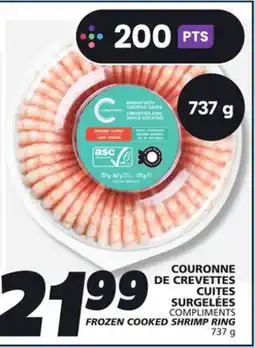 IGA COMPLIMENTS FROZEN COOKED SHRIMP RING offer