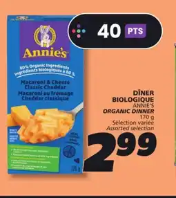 IGA ANNIE'S ORGANIC DINNER offer