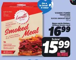 IGA LEVITTS SLICED SMOKED MEAT offer
